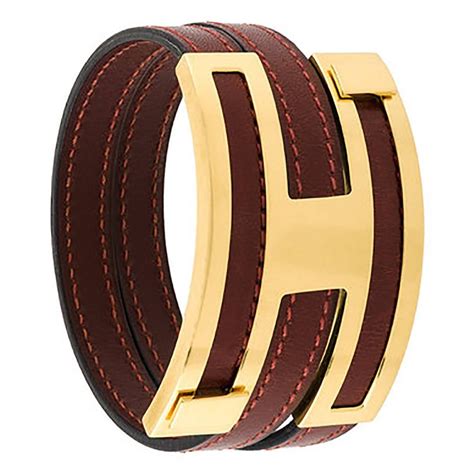 hermes leather bracelet men|men's designer bracelets hermes.